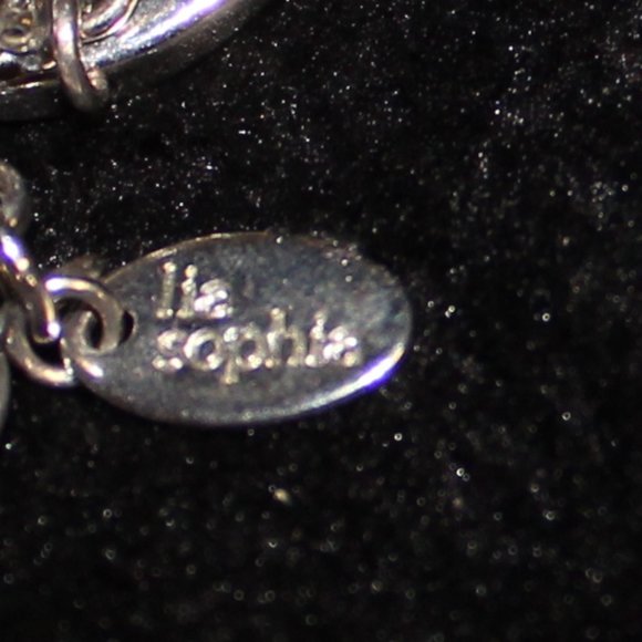 Lia Sophia silvertone rings & abalone look discs necklace - Picture 3 of 4